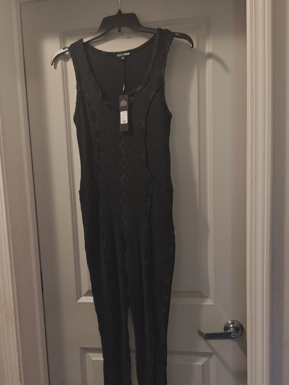 Sandra Mineral Wash Rib Jumpsuit